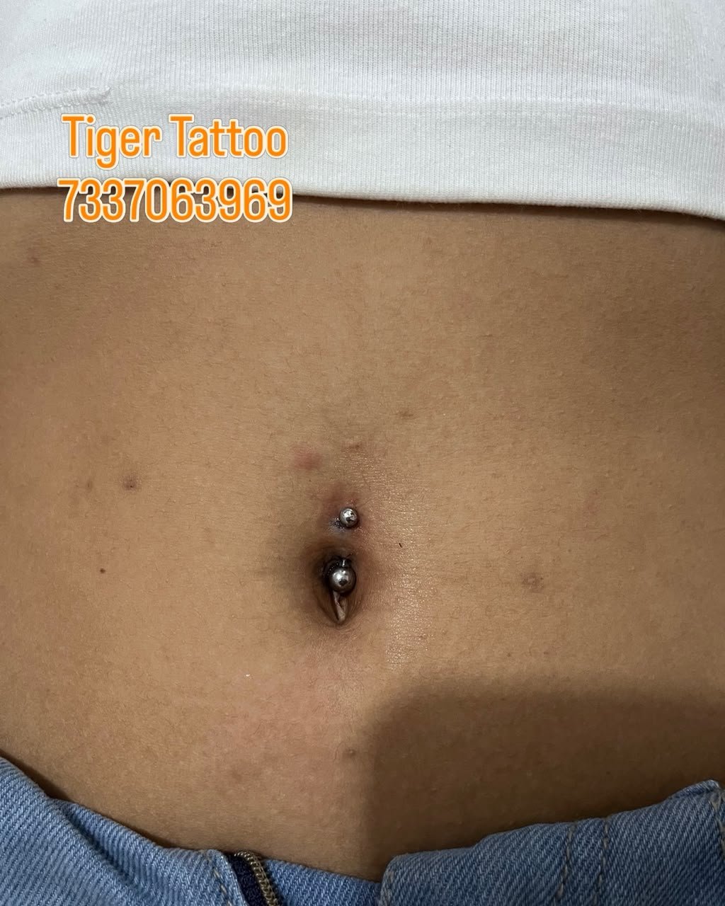 Fine line permanent tattoo